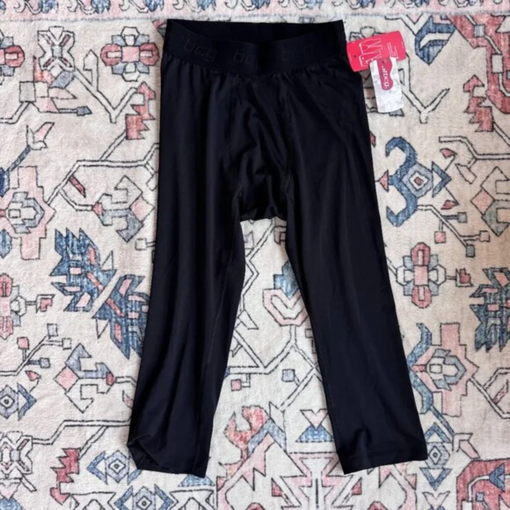 BCG Men's 3/4 Length Compression Leggings NWT - size Medium